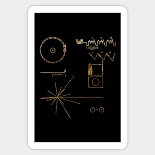 Voyager 1 Golden Record Sticker